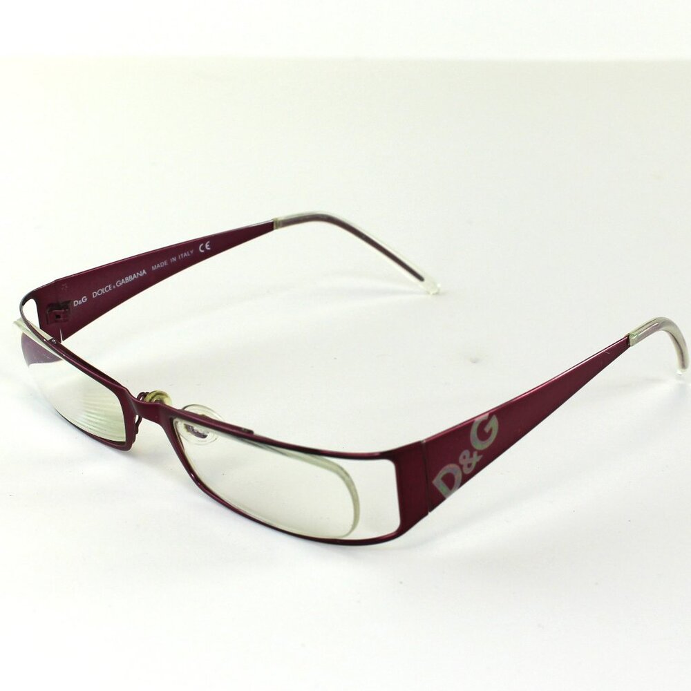 Dolce & Gabbana Transparent Rectangular Eye Glasses DG5003 075 Size 51/17/130